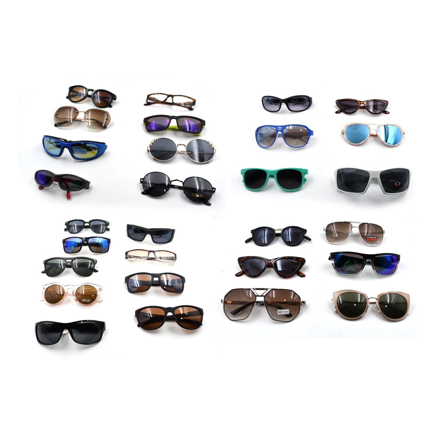 UV-protection sunglasses for various uses. UV-protection sunglasses for various uses.